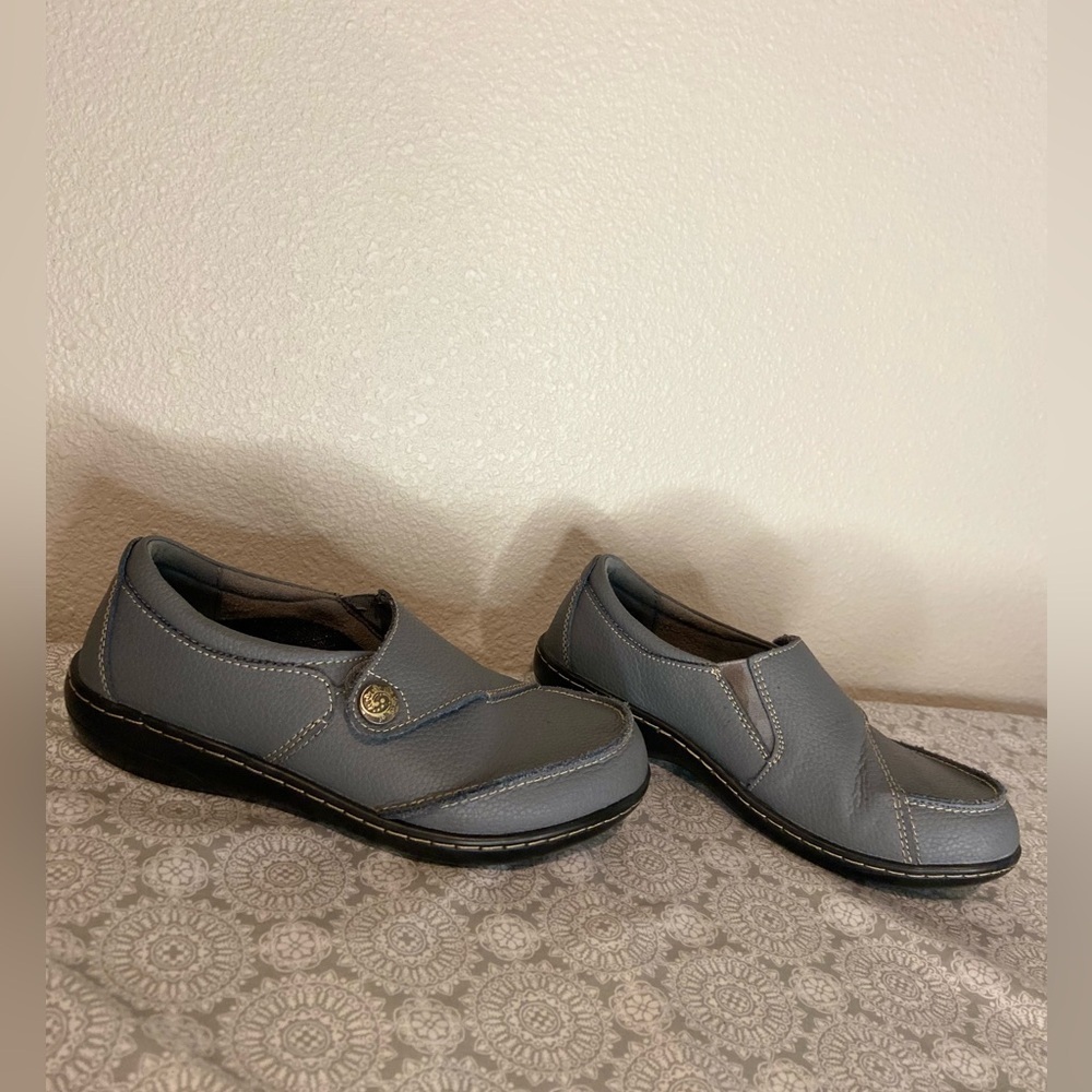 Soft Pebble Leather Slip-On Loafers w/Abeo 3D Customized Orthotic Footbed~Size 7 - Picture 5 of 13